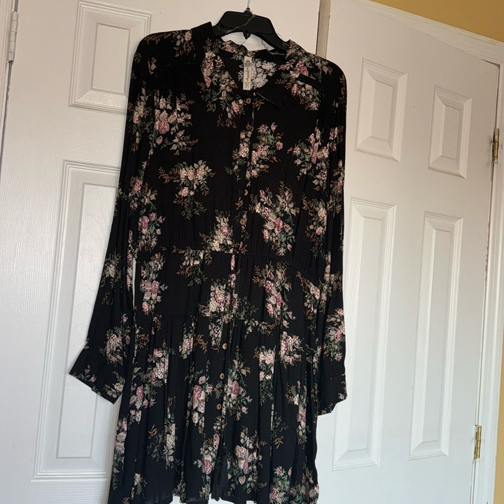 BRAND NEW FLORAL MIDI DRESS WOMENS SIZE XL